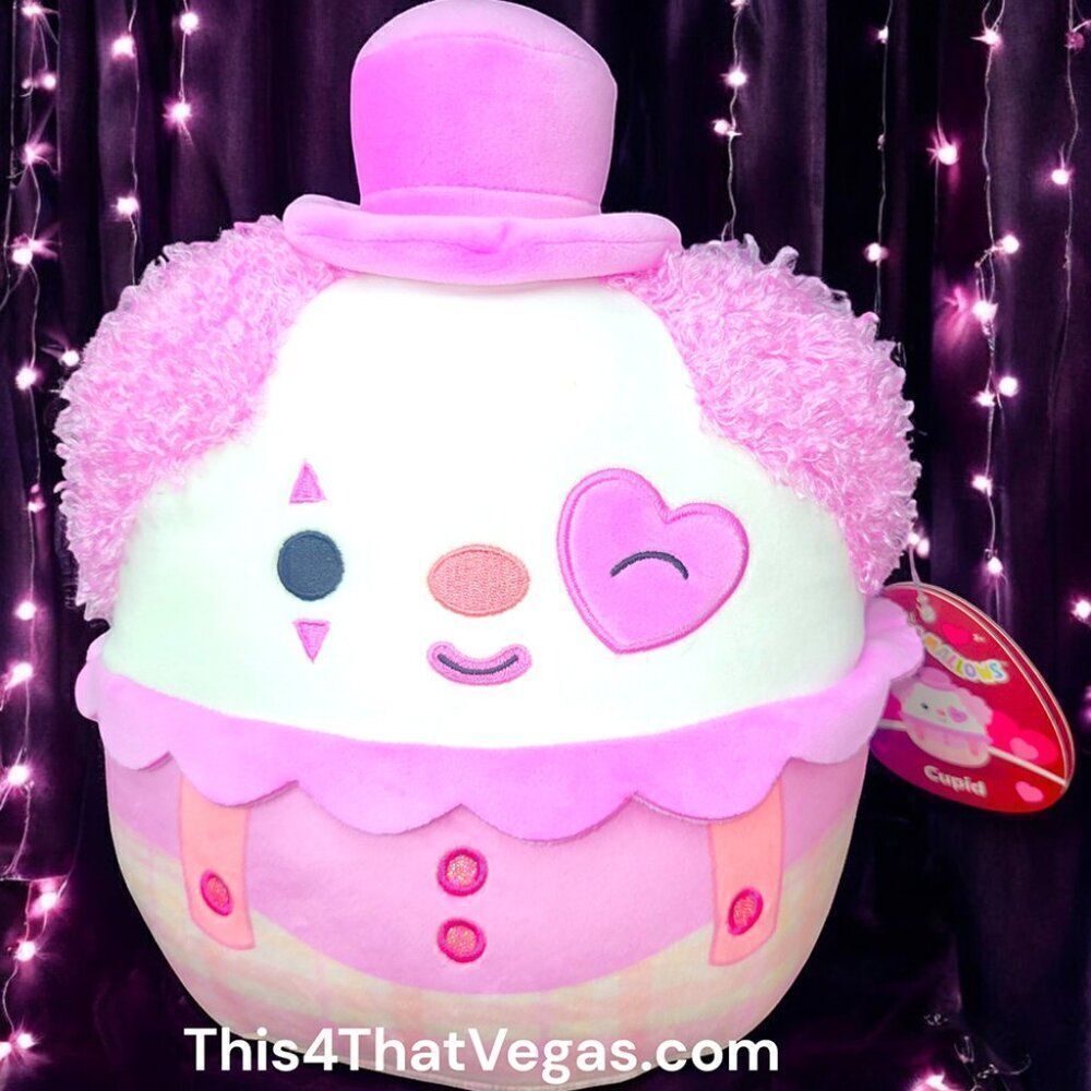 Squishmallow CUPID CLOWN Valentine 2025